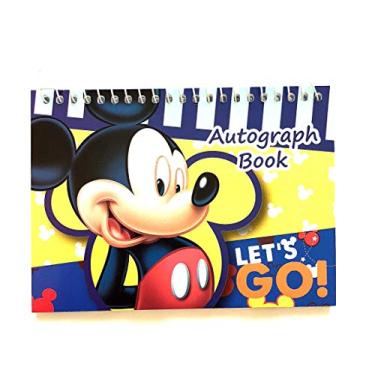 Imagem de (Mickey Let's Go) - Party Favours Disney Mickey Mouse and Minnie Autograph Note pads Book- (Mickey Let's Go)