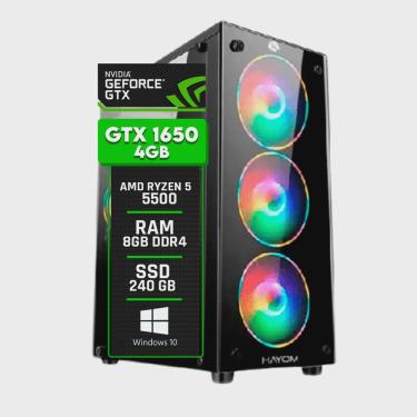 PC Gamer Intel Core i5 10400F / GeForce GTX 1650 4GB / Memória 8GB