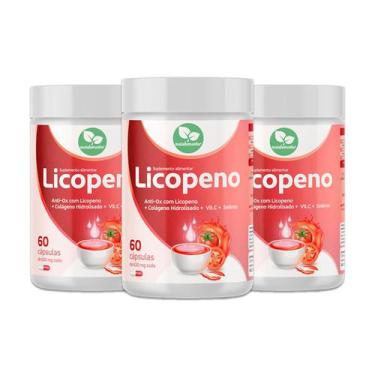 Imagem de Kit 3 Licopeno Anti-Ox Com Colageno Hidrolisado, Vitamina C E Selênio