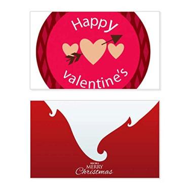 Imagem de Rosa Feliz Dia dos Namorados Coração Flecha Feriado Feliz Natal Cartão de Parabéns Mensagem de Natal