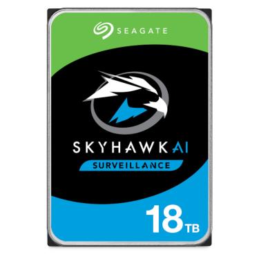 Imagem de HD Seagate Skyhawk Surveillance 18TB 3.5 Sata III 6 GB/s 256MB 7200RPM - ST18000VE002 - Prata
