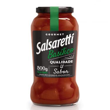 Imagem de MOLHO DE TOMATE BASILICO SALSARETTI VIDRO 500g