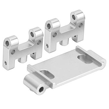 Imagem de 01 Braço de balanço superior dianteiro de carro RC, braço de balanço superior resistente ao desgaste para uso geral de carro de controle remoto para controle remoto para uso profissional (prata)