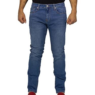 Imagem de Jeans Five Pockets Skinny, Clavin Klein, Masculino, Azul claro, 46
