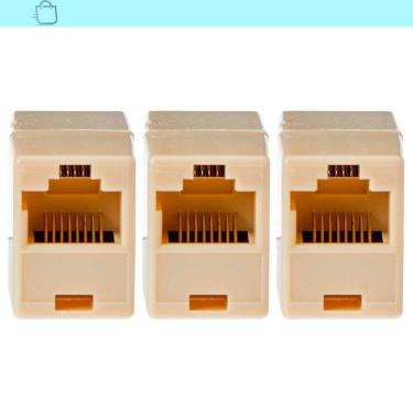 Imagem de Kit 3 Emendas de Rede RJ45
