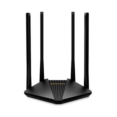 Imagem de ROTEADOR WIRELESS DUAL BAND GIGABIT AC1200 MR30G (BR) – MERCUSYS, Preto