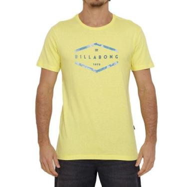 Imagem de Camiseta Billabong Entry I Masculina Amarelo