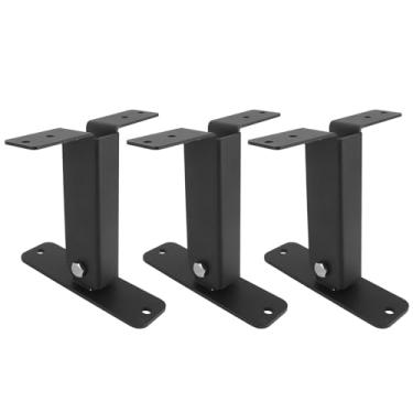 Imagem de Suportes de Viga de Elevação de Telhado, 3 Peças de Poste Resistente de Aço Inoxidável para Suporte de Viga, Kit de Suportes de Base de Poste de Cerca de Madeira