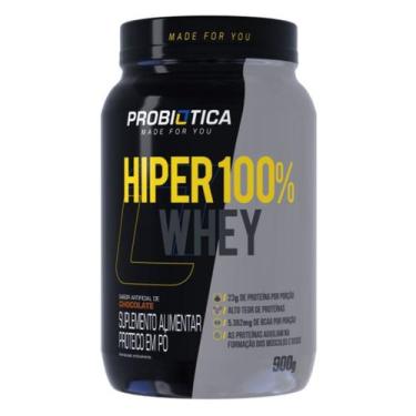 Imagem de Hiper 100% Whey Pote 900G - Probiotica - Probiótica