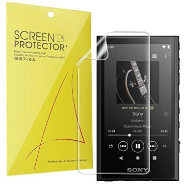 Imagem de Lamshaw Película protetora de tela compatível com Sony NW-A306, [pacote com 6] película transparente TPU de cobertura total compatível com Sony NW-A306 Walkman (pacote com 6)