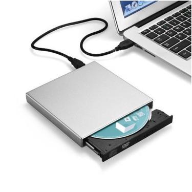 Imagem de Drive externo de alta velocidade de CD e DVD  4K  3D Player  Gravador para Mac  Windows Laptop  PC