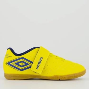 Imagem de Chuteira Umbro Neo Striker Futsal Infantil Amarela