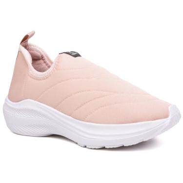 Imagem de Tenis Infantil Masculino Feminino Calce Facil Tipo Meia Leve Cor:Rosa;Tamanho:25