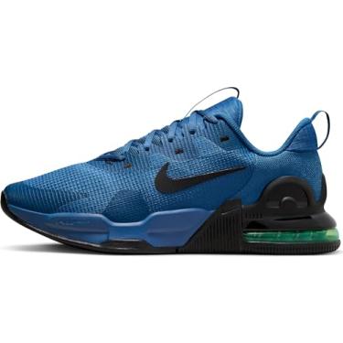 Imagem de Nike Tênis de treino masculino Air Max Alpha Trainer 5 (DM0829-403, Court Blue/Black-Green Strike), Corte azul/preto-verde Strike, 10