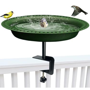 Imagem de Garbuildman Bebedouros para pássaros com 5 garras, verde, P