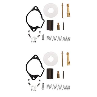 Imagem de Kit de reparo de carburador Peças do sistema de combustível para 2 tempos 43CC 47CC 49CC Mini Moto Pocket Bike Motocicleta Carburador Peças de reconstrução (Cor: 2SET)