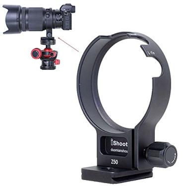 Imagem de iShoot Anel de montagem de tripé de colar de lente de metal compatível com Nikon Z 50 mm f/1.2 S, suporte de lente inferior é Arca-Swiss Fit placa de liberação rápida ranhura de cauda de andorinha