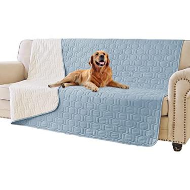 Imagem de Tcksstex Capa de cama de cachorro impermeável e antiderrapante e cobertor para animais de estimação tapete de cama para animais de estimação, protetores de colchão para incontinência de carro capa de sofá para a maioria dos gatos cães, animais de estimação 