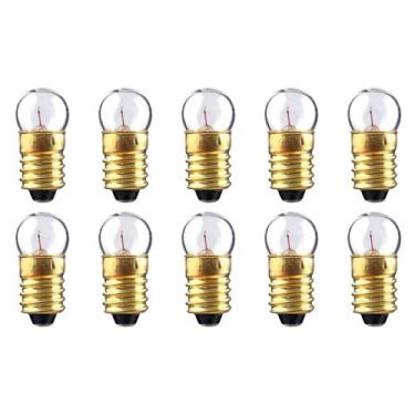 Imagem de CEC Industries Lâmpadas #1446, 12 V, 2,4 W, base E10, forma G-3,5 (caixa com 10)