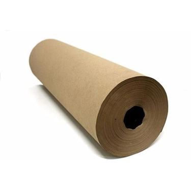 Imagem de Rolo bobina papel craft pardo embalagem 40cm aviário gaiola