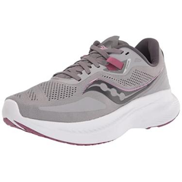 Imagem de Saucony Tênis de corrida feminino Guide 15, Liga/quartzo, 35