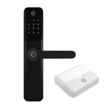 Imagem de Kit Conectividade Fechadura Digital YDM 60 com Biometria e Senha | Yale