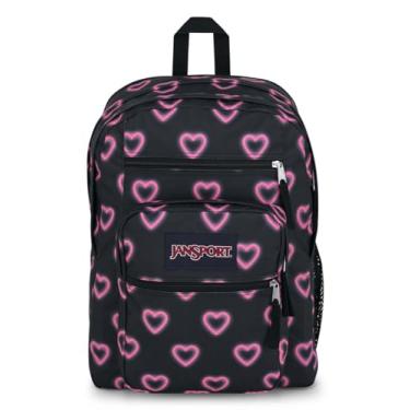 Imagem de Mochila JanSport Big Student Happy Hearts Black Tamanho 34L