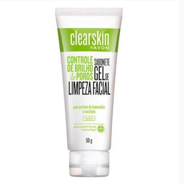 Imagem de Gel de Limpeza Facial Controle de Brilho e Poros, Clearskin by AVON, 50g