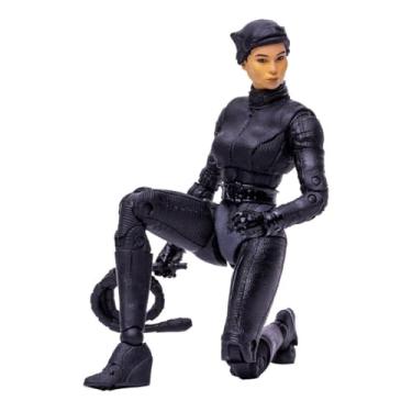 Imagem de McFarlane Boneco Multiverse Catwoman do Batman sem máscara, 18 cm com acessórios