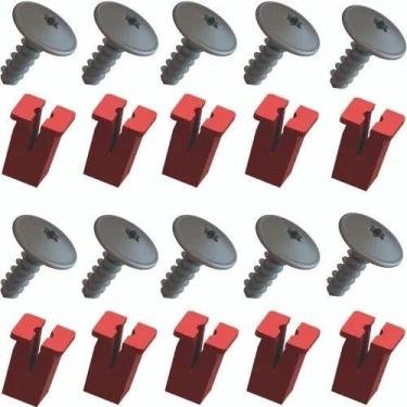 Imagem de Kit Bucha Parafuso Parachoque Gol Parati Saveiro 20 pçs - AGIFIX