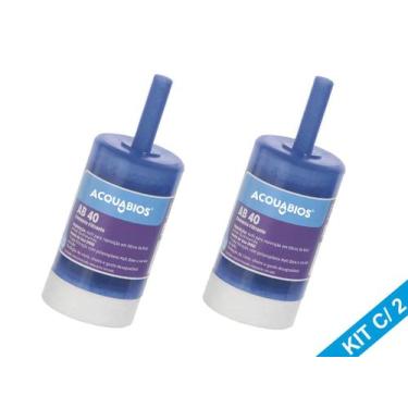 Imagem de Kit 2 Refil Vela Universal Torneiras C/ Filtro Rosca Longa - Acquabios
