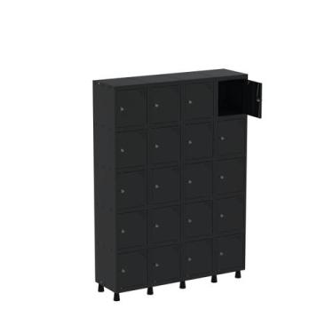 Imagem de Armário Guarda Volume Locker Roupeiro 20 Portas Aço GRP 504/20 - Pandi