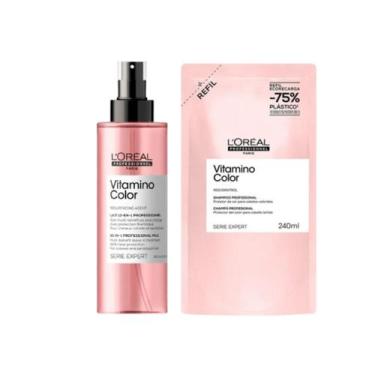 Imagem de Kit Leave-In 10 em 1 Expert Repair Vitamino Color 190ml + Refil Shampo