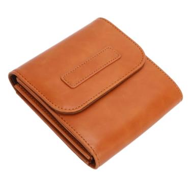 Imagem de Capa de Filtro de Lente de Câmera, 5 Camadas de Couro Pu, à Prova D'água, à Prova de Choque, Bolsa de Filtro Espessada para Filtros de até 100mm, Design Vintage