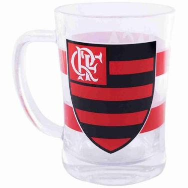 Imagem de Caneca De Vidro 660ml - Flamengo - Mileno