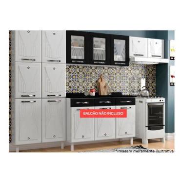 Imagem de Kit de Cozinha Modulada 3 Peças Star New (2 Armários + 1 Paneleiro) CP