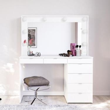 Imagem de Penteadeira Branca Las Vegas Politorno