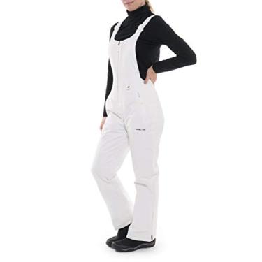 Imagem de Arctix Macacão feminino Essential com isolamento térmico, Branco, 3X/33" Inseam
