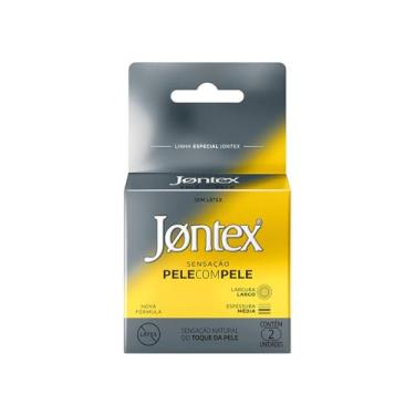 Imagem de Preservativo Camisinha Jontex Pele com Pele - 2 Unidades, Jontex, 2un, pacote de 2