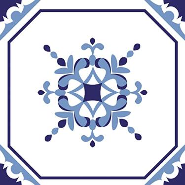 Imagem de Poromoro Azulejos Espanhóis Portugueses Descasque e Cole Cozinha e Banheiro Adesivos de Mosaico Backsplash Conjunto de 16 peças (5,9, 70)