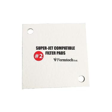 Imagem de #2 Filters Wine Beer Kombucha Pads Compatíveis Super Jet | Almofadas de filtragem de 2 mícrons | Filtro de cerveja de vinho, kombucha, purê de hidromel. Filtragem de polimento| Não é um produto Buon