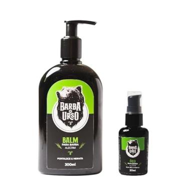 Imagem de Kit Balm Grande E Óleo Para Barba De Alecrim Barba De Urso