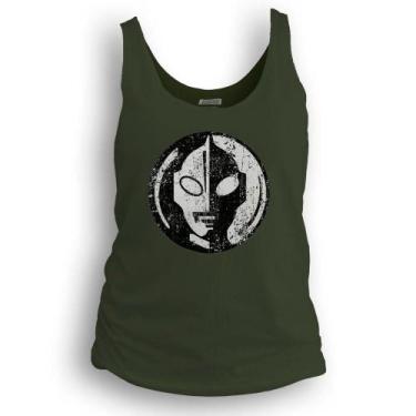 Imagem de Camiseta regata feminina Dasantigas malha 100% algodão estampa Ultrama