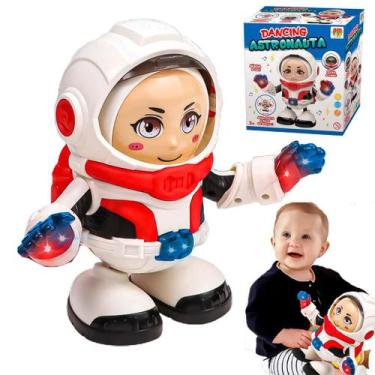 Imagem de Astronauta De Brinquedo Dançarino Boneco Com Luzes Divertido - Dm Toys