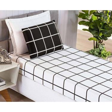 Imagem de Lençol Para Cama Box De Solteiro C/ Elástico 2 Peças 200 Fios Austin -