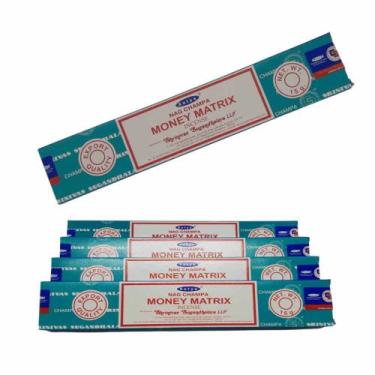 Imagem de Incenso Natural Satya - Money Matrix 15g Purificação Energética Harmon