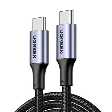 Imagem de U.green Cabo Usb C 1 Metro Carregamento Rápido 20V 5A Cabo Sincronização de Dados Blindagem Interna Velocidade Transferência de até 480Mbs Caixa em Alumínio Potência Máxima 100W / No Brasil