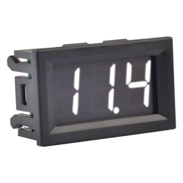Imagem de Voltimetro Digital Led Branco Ac Ca 110v 220v 380v - BoosMCE