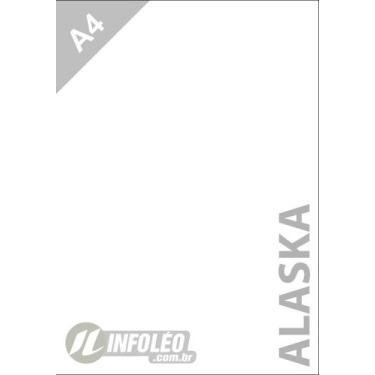 Imagem de Papel Color Plus A4 180 gramas Alaska (Branco), 50 Folhas