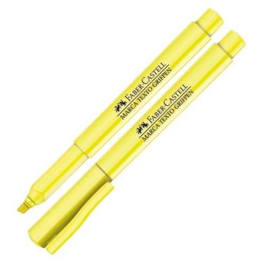 Imagem de Marca Texto Amarelo Grifpen Faber Castell Ref: MT/AMZF